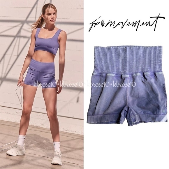 FP Movement by Free People Pants - Free People FP Movement Good Karma Running Shorts Purple Size XS/S